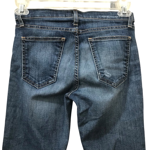 Paige Skyline Ankle Peg & Current/Elliot High Waist Skinny Townie Jeans size 25 - Picture 5 of 15